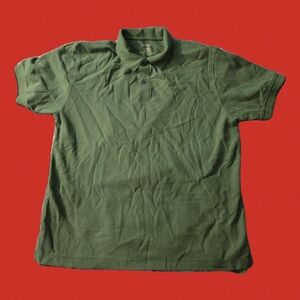 L.L. Bean Shirt Mens Large Regular Green Polo Short Sleeves Traditional Fit